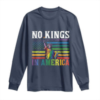 No Kings In America LGBT Pride Long Sleeve Shirt Anti Authoritarian Political