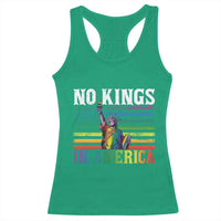 No Kings In America LGBT Pride Racerback Tank Top Anti Authoritarian Political