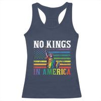 No Kings In America LGBT Pride Racerback Tank Top Anti Authoritarian Political