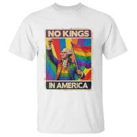 Funny Patriotic LGBT Graphic T Shirt No Kings In America