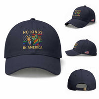 No Kings In America Statue Of Liberty Pride Baseball Cap Humorous Political Gift
