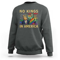No Kings In America Statue Of Liberty Pride Sweatshirt Humorous Political Gift