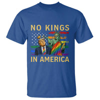 No Kings In America Statue Of Liberty Pride T Shirt Humorous Political Gift