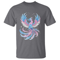 Transgender Phoenix Reborn T Shirt Trans Pride Flag Bird