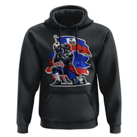 Proud Haiti Soccer Fan Hoodie Ayiti Heritage Pride