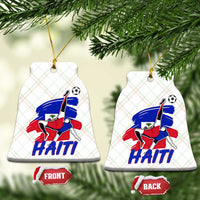 Caribbean Soccer Lover Gift Ceramic Ornament Haitian Heritage Pride