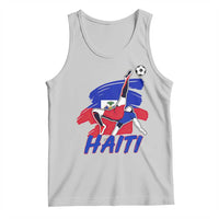 Caribbean Soccer Lover Gift Tank Top Haitian Heritage Pride