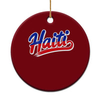Ayiti Cheri Haiti Pride Gift For Proud Haitians Ceramic Ornament