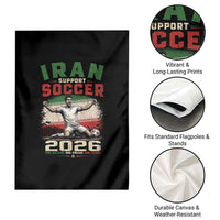 Iran Soccer Fan Gift Garden Flag One Nation One Team One Dream