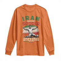 Iran Soccer Fan Gift Long Sleeve Shirt One Nation One Team One Dream