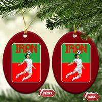 Iran Soccer Lover Ceramic Ornament Proud Persian Roots Gift