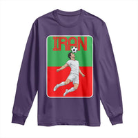 Iran Soccer Lover Long Sleeve Shirt Proud Persian Roots Gift