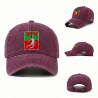 Iran Soccer Lover Washed Cotton Baseball Cap Proud Persian Roots Gift