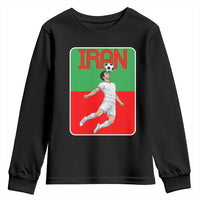 Iran Soccer Lover Youth Sweatshirt Proud Persian Roots Gift
