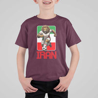 Persian Lions Soccer Fan T Shirt For Kid Proud Iranian Heritage Gift
