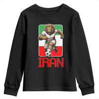 Persian Lions Soccer Fan Youth Sweatshirt Proud Iranian Heritage Gift