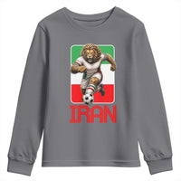 Persian Lions Soccer Fan Youth Sweatshirt Proud Iranian Heritage Gift