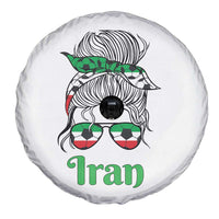 Persian Girl Power Soccer Fan Spare Tire Cover Team Iran Heritage Gift