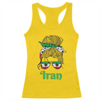 Persian Girl Power Soccer Fan Racerback Tank Top Team Iran Heritage Gift