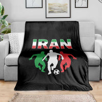 Supporting Iran Soccer Fan Throw Blanket Proud Persian Heritage Gift
