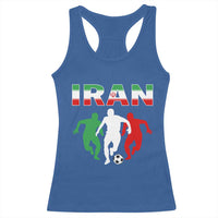 Supporting Iran Soccer Fan Racerback Tank Top Proud Persian Heritage Gift