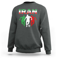 Supporting Iran Soccer Fan Sweatshirt Proud Persian Heritage Gift
