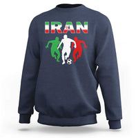 Supporting Iran Soccer Fan Sweatshirt Proud Persian Heritage Gift