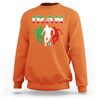 Supporting Iran Soccer Fan Sweatshirt Proud Persian Heritage Gift