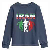 Supporting Iran Soccer Fan Youth Sweatshirt Proud Persian Heritage Gift