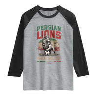 Proud Iran Soccer Fan Gift Raglan Shirt Persian Lions Are Back