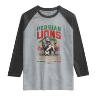Proud Iran Soccer Fan Gift Raglan Shirt Persian Lions Are Back