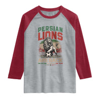 Proud Iran Soccer Fan Gift Raglan Shirt Persian Lions Are Back