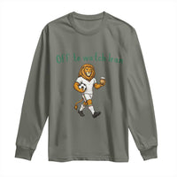 Funny Persian Lion Soccer Fan Gift Long Sleeve Shirt Off To Watch Iran