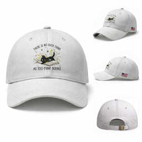 There Is No Such Thing As Too Many Books Baseball Cap Cute Kitty Reading Book