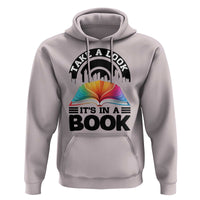 Take A Look It Is In A Book Hoodie Reading Retro Rainbow Vintage - Wonder Print Shop