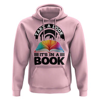 Take A Look It Is In A Book Hoodie Reading Retro Rainbow Vintage - Wonder Print Shop