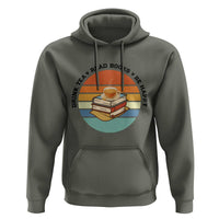 Drink Tea Read Books Be Happy Hoodie Book Worm Tea Cup - Wonder Print Shop