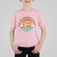 Drink Tea Read Books Be Happy T Shirt For Kid Book Worm Tea Cup - Wonder Print Shop