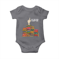 Just One More Chapter Baby Onesie Funny Book Lover - Wonder Print Shop
