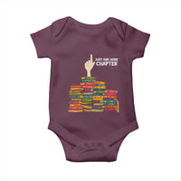 Just One More Chapter Baby Onesie Funny Book Lover - Wonder Print Shop