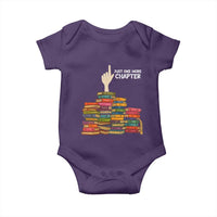 Just One More Chapter Baby Onesie Funny Book Lover - Wonder Print Shop