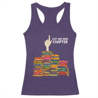 Just One More Chapter Racerback Tank Top Funny Book Lover - Wonder Print Shop