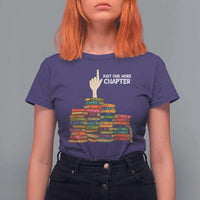 Just One More Chapter T Shirt For Women Funny Book Lover - Wonder Print Shop