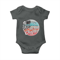 Just One More Chapter Baby Onesie Funny Skeleton Reading Book - Wonder Print Shop