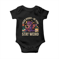 Dragon Read Book Baby Onesie Funny Read Books Be Kind Stay Weird - Wonder Print Shop