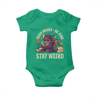 Dragon Read Book Baby Onesie Funny Read Books Be Kind Stay Weird - Wonder Print Shop