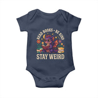 Dragon Read Book Baby Onesie Funny Read Books Be Kind Stay Weird - Wonder Print Shop