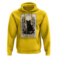 Funny The Cat Book Hoodie Kitty Lover Tarot Card - Wonder Print Shop