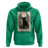 Funny The Cat Book Hoodie Kitty Lover Tarot Card - Wonder Print Shop