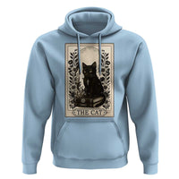Funny The Cat Book Hoodie Kitty Lover Tarot Card - Wonder Print Shop